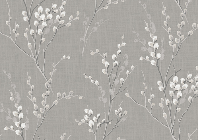 Laura Ashley Pussy Willow, Steel - Made to Measure Curtains - Image 8